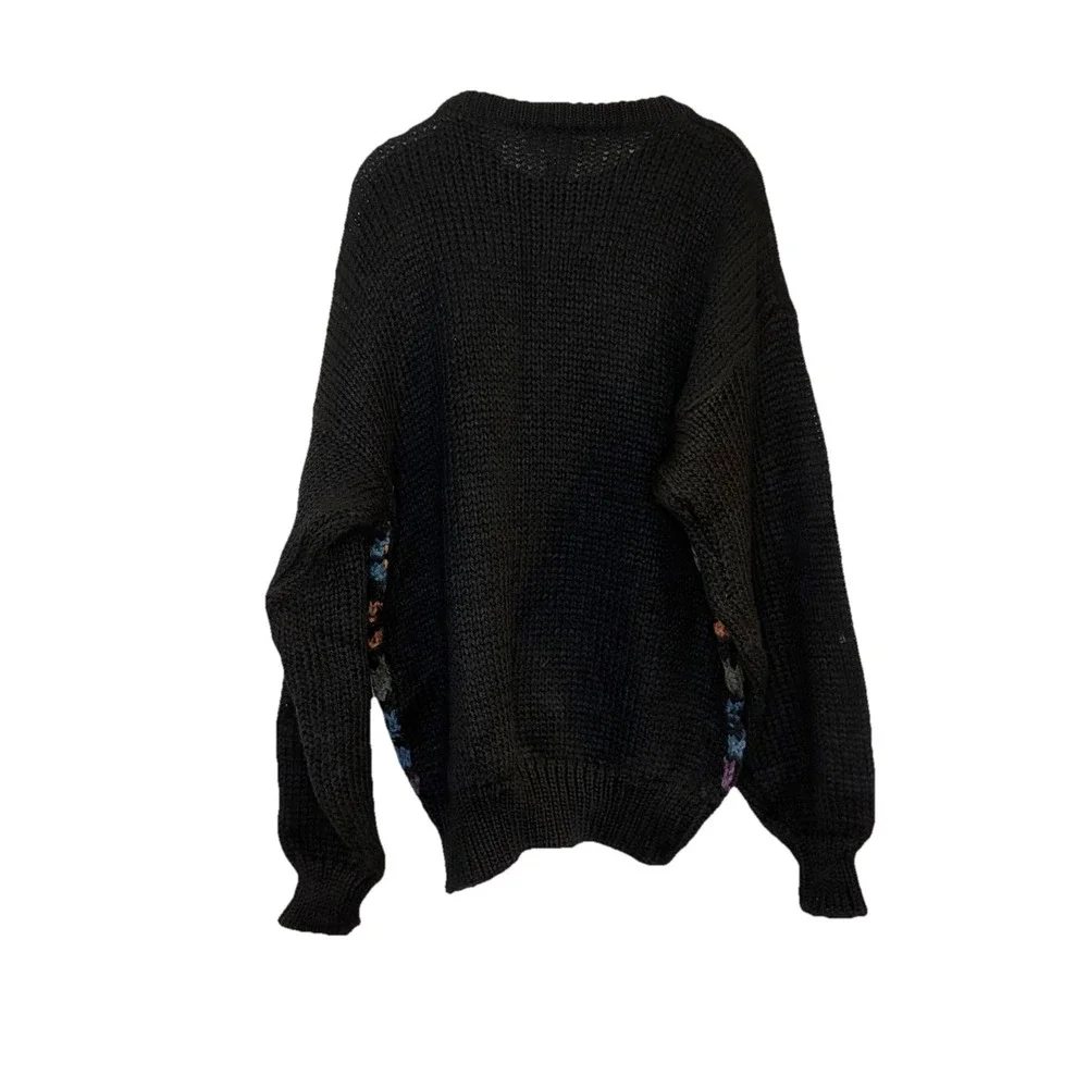Vtg Cambridge Classics Mervyns Wool Blend Dad Grandpa Sweater Mens XL 90s Zigzag
